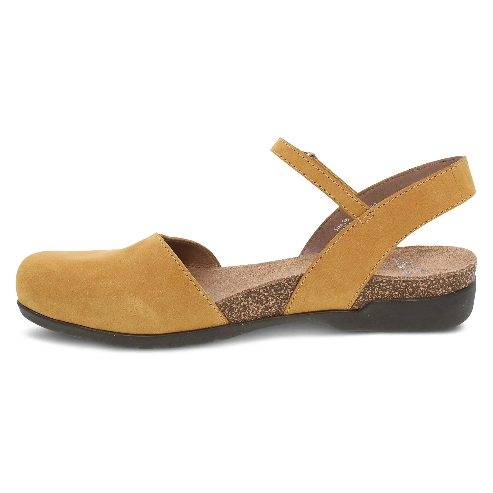 WOMEN'S DANSKO ROWAN MARY JANE | MUSTARD MILLED NUBUCK