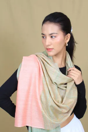 Zarnab Multi Coloured Khadi Cashmere Stole